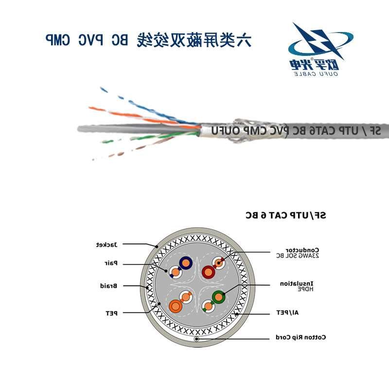 云南SF/UTP CAT6双绞线安装电缆